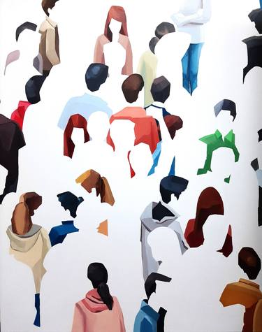 Original Conceptual People Paintings by Martta Garcia