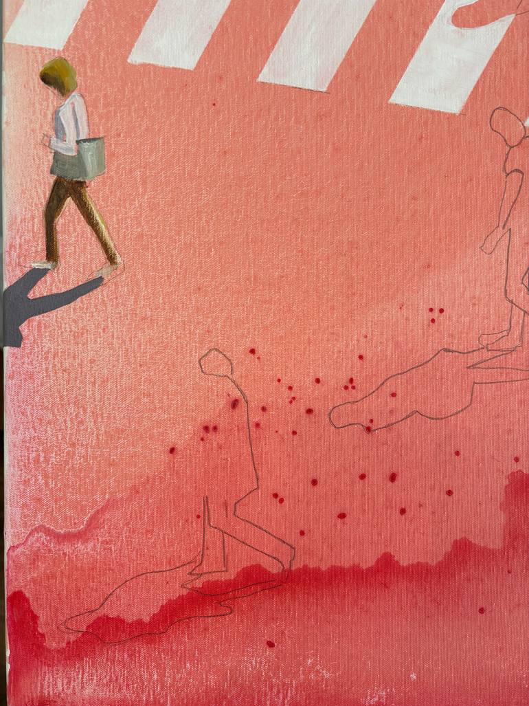 Original Conceptual People Painting by Martta Garcia