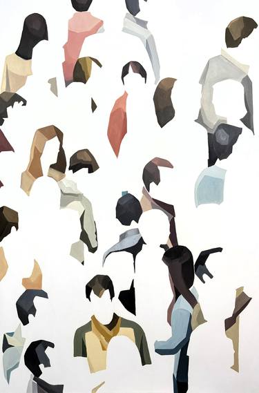 Original Figurative People Painting by Martta Garcia