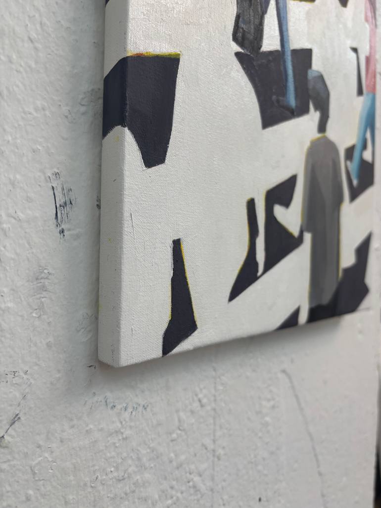 Original Conceptual People Painting by Martta Garcia