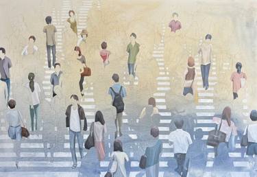 Original Figurative People Paintings by Martta Garcia