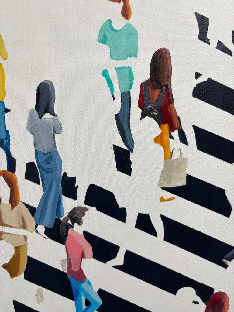 Original Conceptual People Painting by Martta Garcia