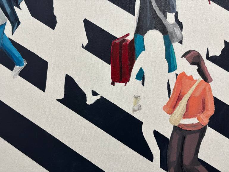 Original Conceptual People Painting by Martta Garcia