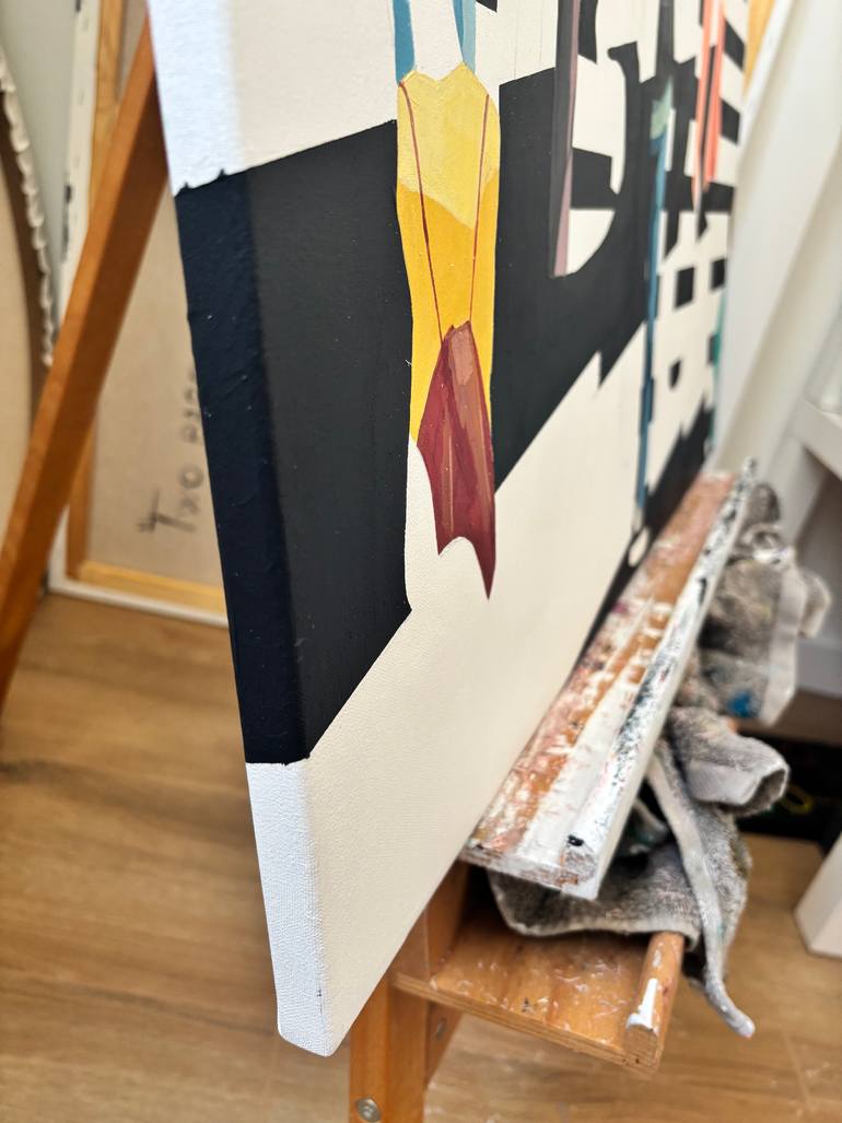 Original Conceptual People Painting by Martta Garcia