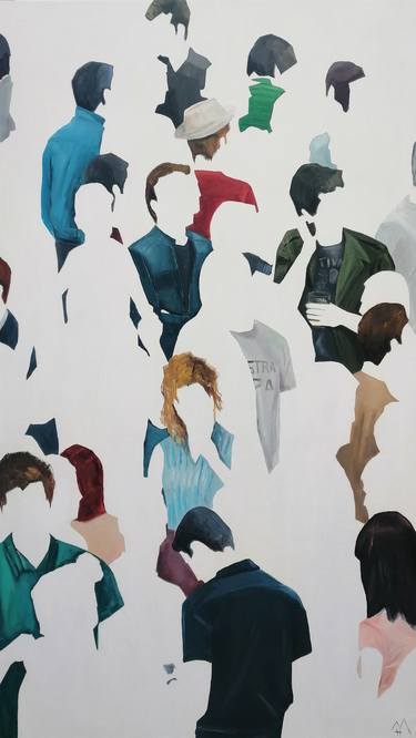 Original Conceptual People Paintings by Martta Garcia