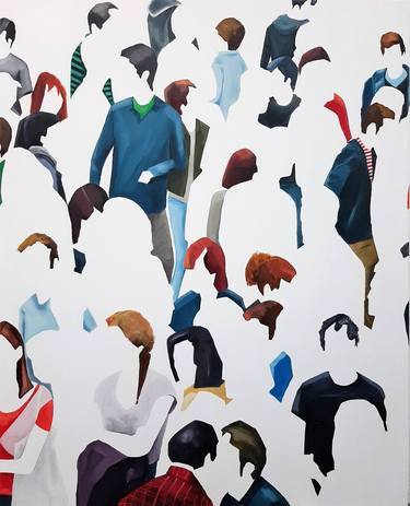 Original Conceptual People Paintings by Martta Garcia