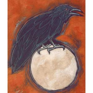 Baby Raven Caught the Moon...Now What? Limited Edition 12 of 100 - Limited Edition of 100