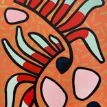 Kangaroo Paw with Pink Opals by Nicole Law