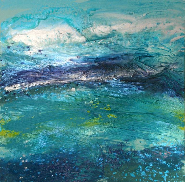 Sea Air Painting by Caroline Ashwood | Saatchi Art