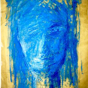 Collection rastros de rostros azules | traces of blue faces