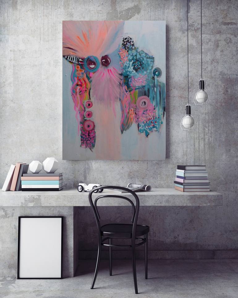 Original Abstract Nature Painting by Jordan Harcourt-Hughes