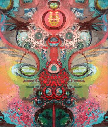 Print of Abstract Nature Mixed Media by Jordan Harcourt-Hughes