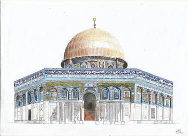 Original Architecture Drawing by Jowana Al Hindi