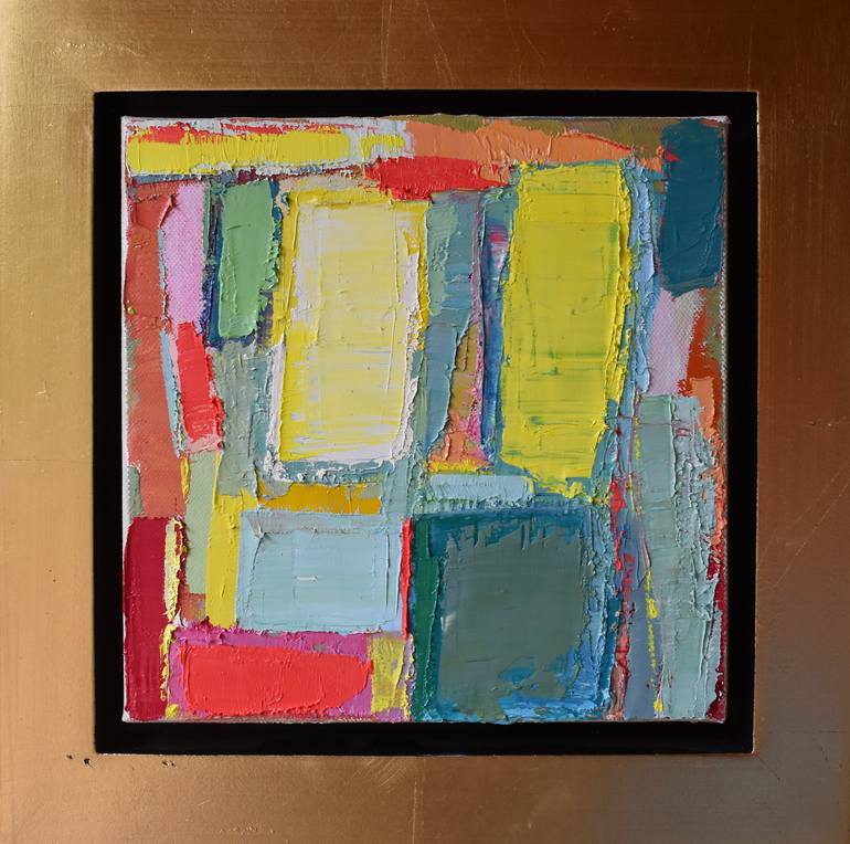 Original Abstract Expressionism Abstract Painting by Langford Barksdale