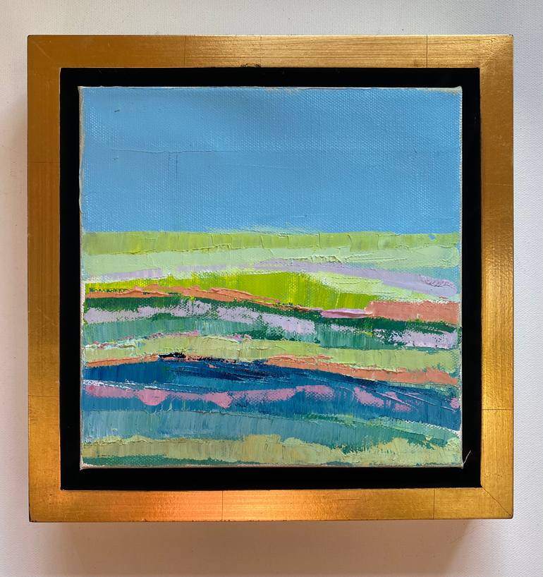 Original Abstract Expressionism Abstract Painting by Langford Barksdale
