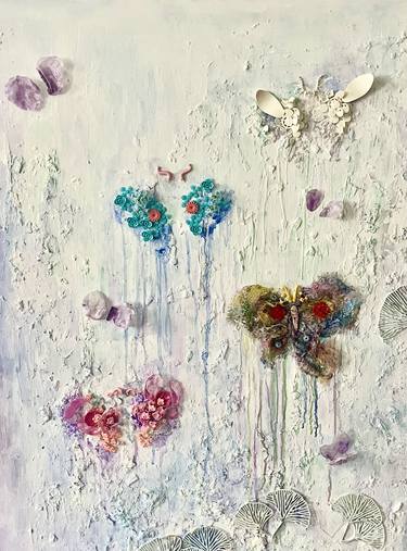 Original Abstract Animal Painting by Gary Low