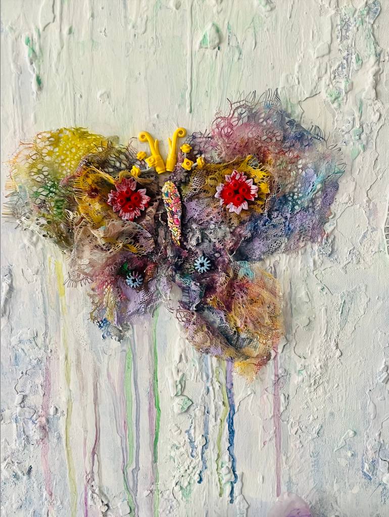 Original Abstract Animal Painting by Gary Low