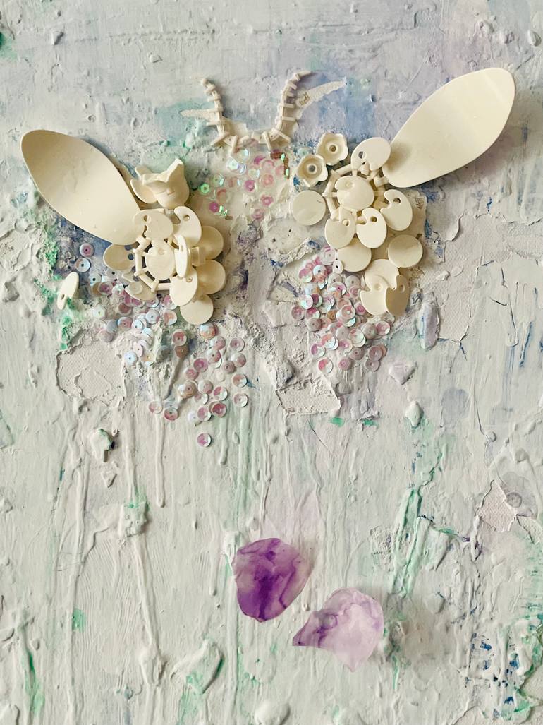 Original Abstract Animal Painting by Gary Low