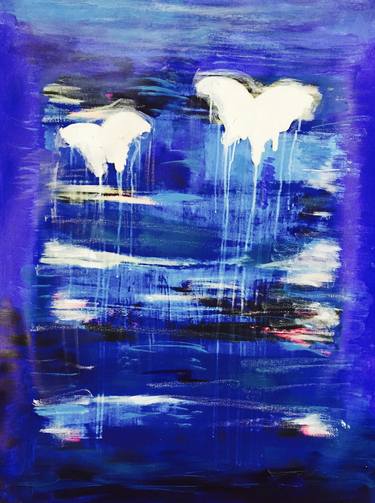 butterfly tears in cobalt blue thumb
