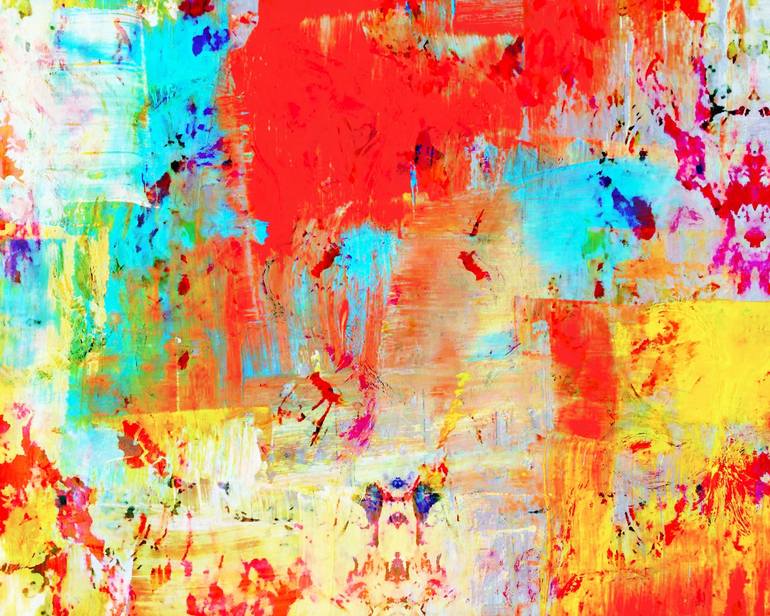 Original Abstract Expressionism Abstract Painting by Gary Low