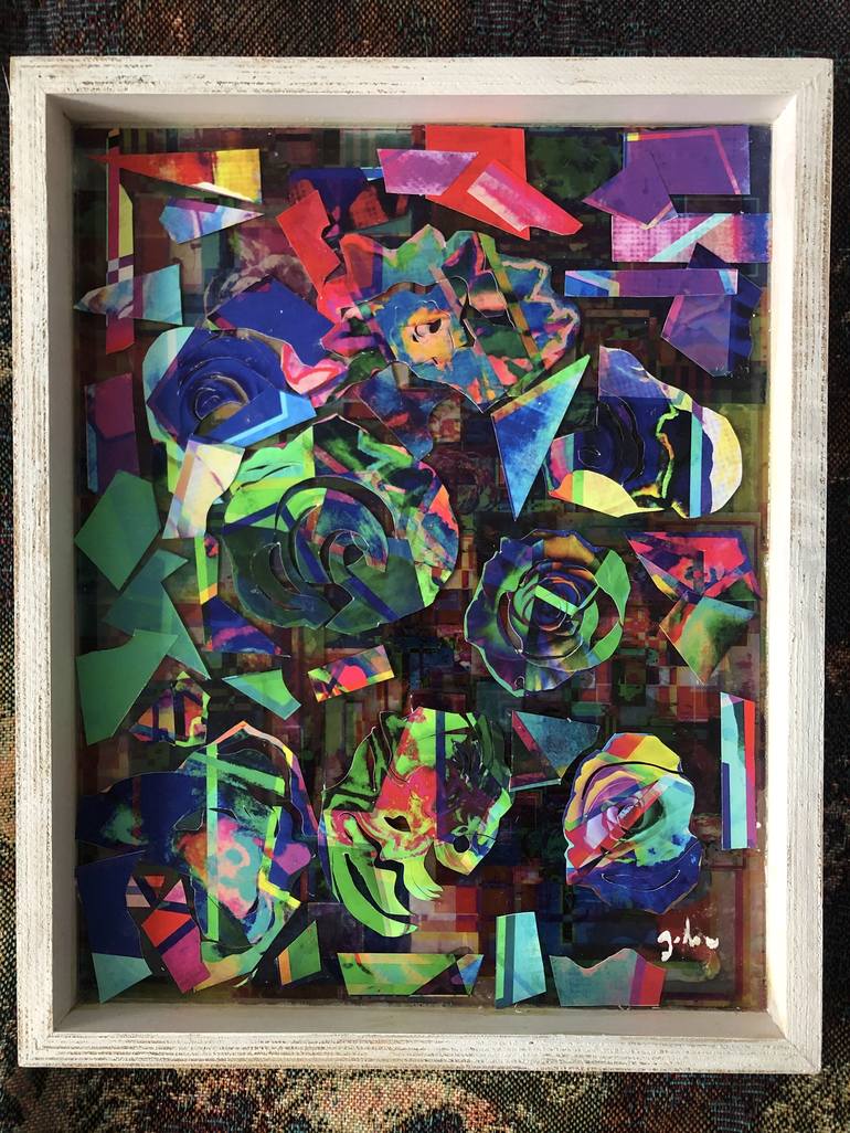 Original Abstract Collage by Gary Low
