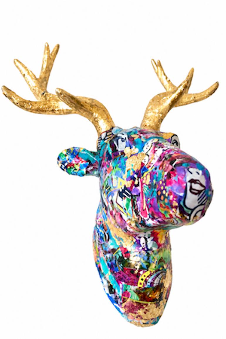 Original Abstract Animal Sculpture by Gary Low