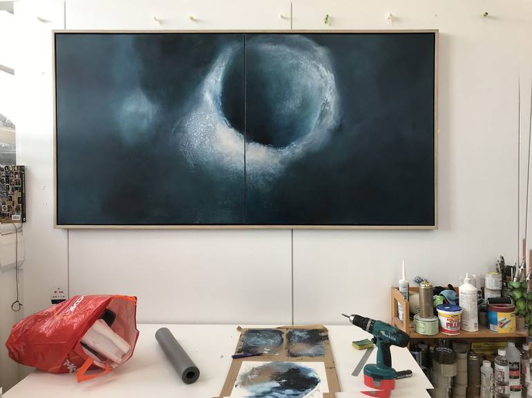 Original Modernism Abstract Painting by Martin Irish