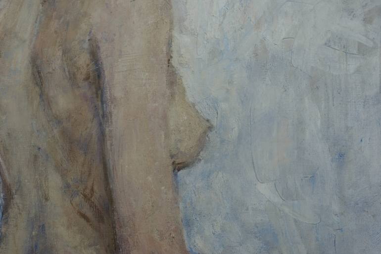 Original Figurative Nude Painting by Valeriia Martha Lakrisenko