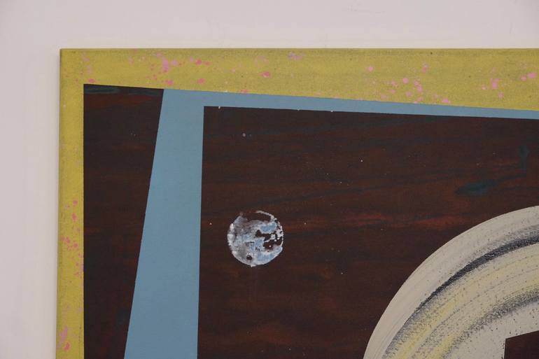 Original Abstract Men Painting by Oliver Szax