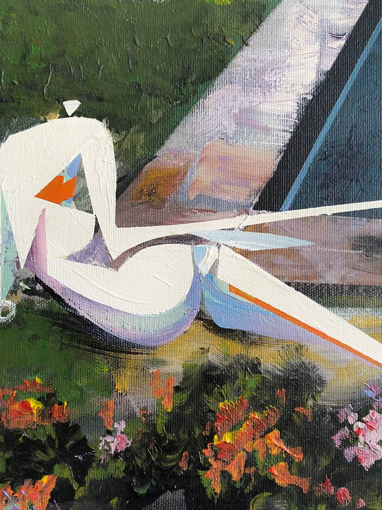 Original Abstract Women Painting by Oliver Szax