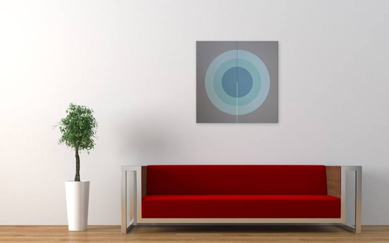 Original Conceptual Abstract Painting by Oliver Szax