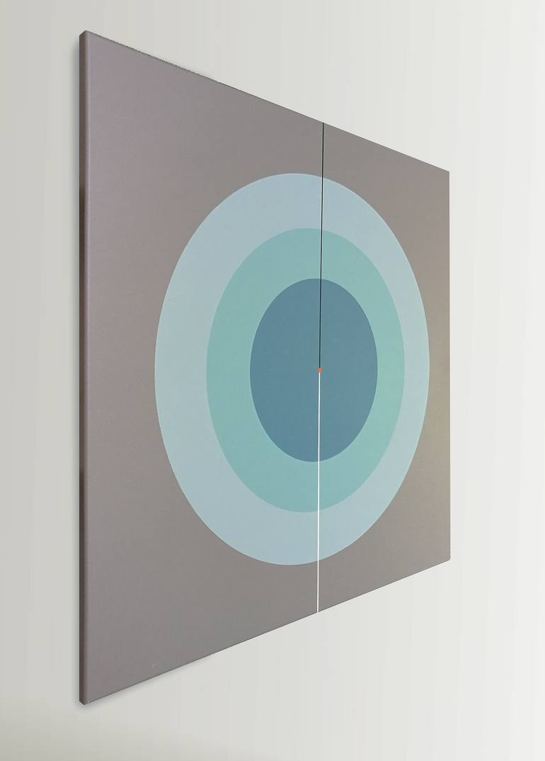 Original Conceptual Abstract Painting by Oliver Szax