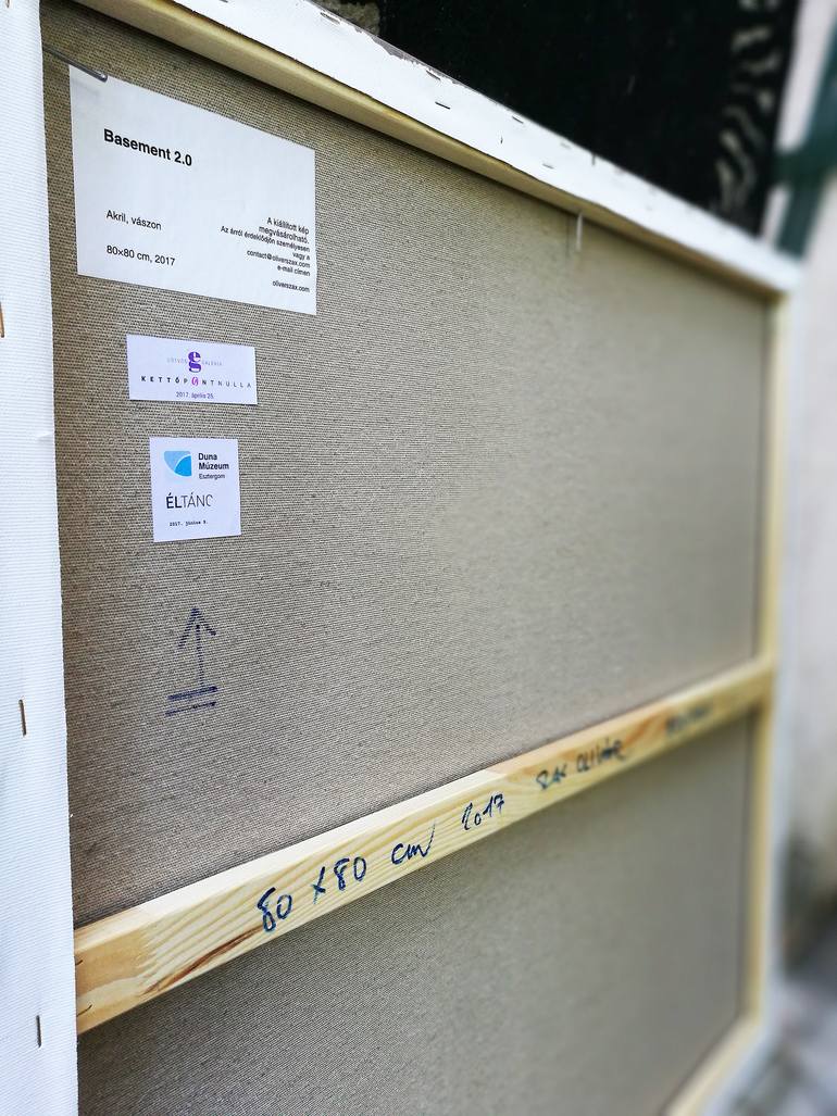 Original Conceptual Abstract Painting by Oliver Szax