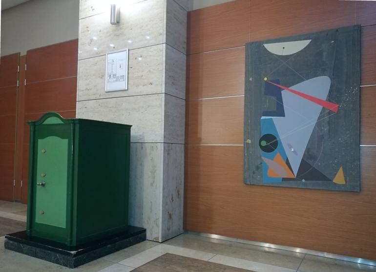 Original Cubism Abstract Painting by Oliver Szax