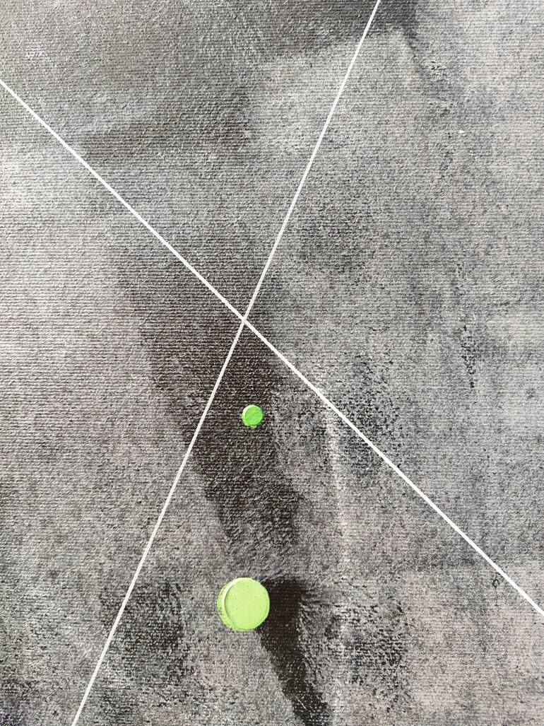 Original Conceptual Abstract Painting by Oliver Szax