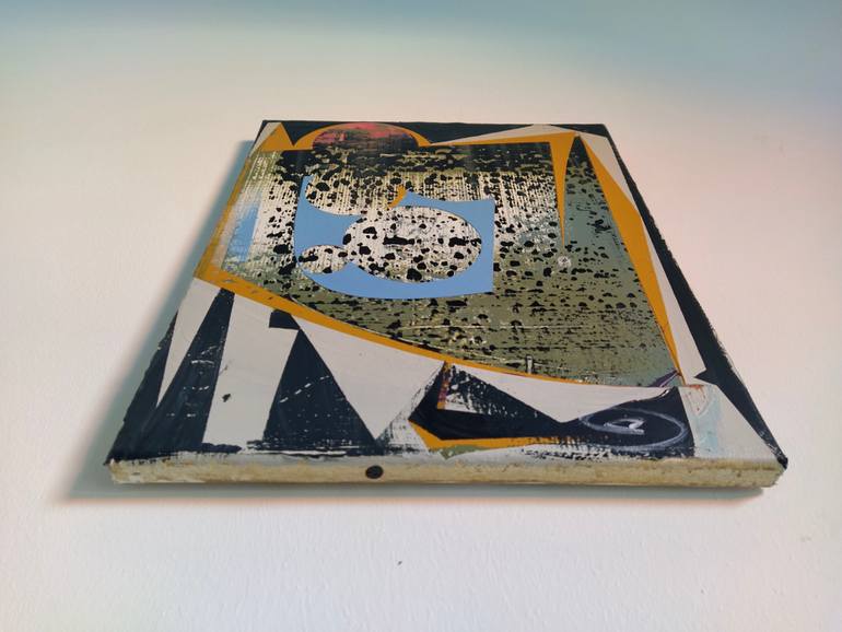 Original Abstract Religion Painting by Oliver Szax