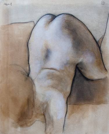 Female nude on canvas thumb