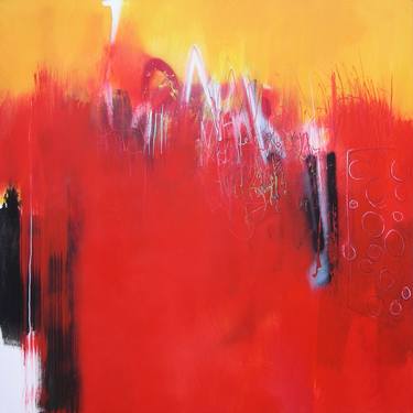 Original Abstract Expressionism Abstract Paintings by Yves Fièvé