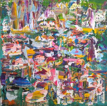 Original Abstract Expressionism Abstract Painting by Darya Nakvakina