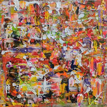 Original Abstract Expressionism Abstract Painting by Darya Nakvakina
