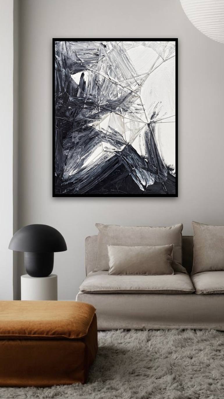 Original Conceptual Abstract Painting by Darya Nakvakina