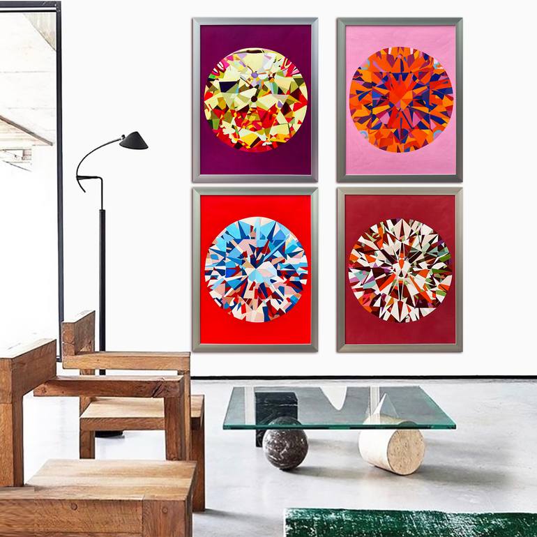 Original Abstract Expressionism Abstract Painting by Bettina Newbery