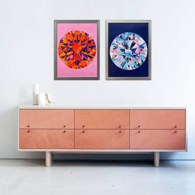 Original Abstract Expressionism Abstract Painting by Bettina Newbery