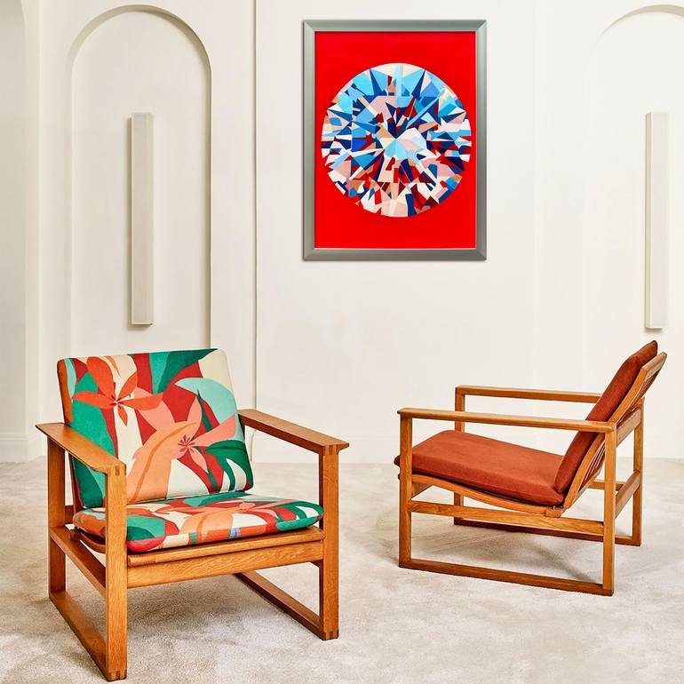 Original Abstract Expressionism Abstract Painting by Bettina Newbery