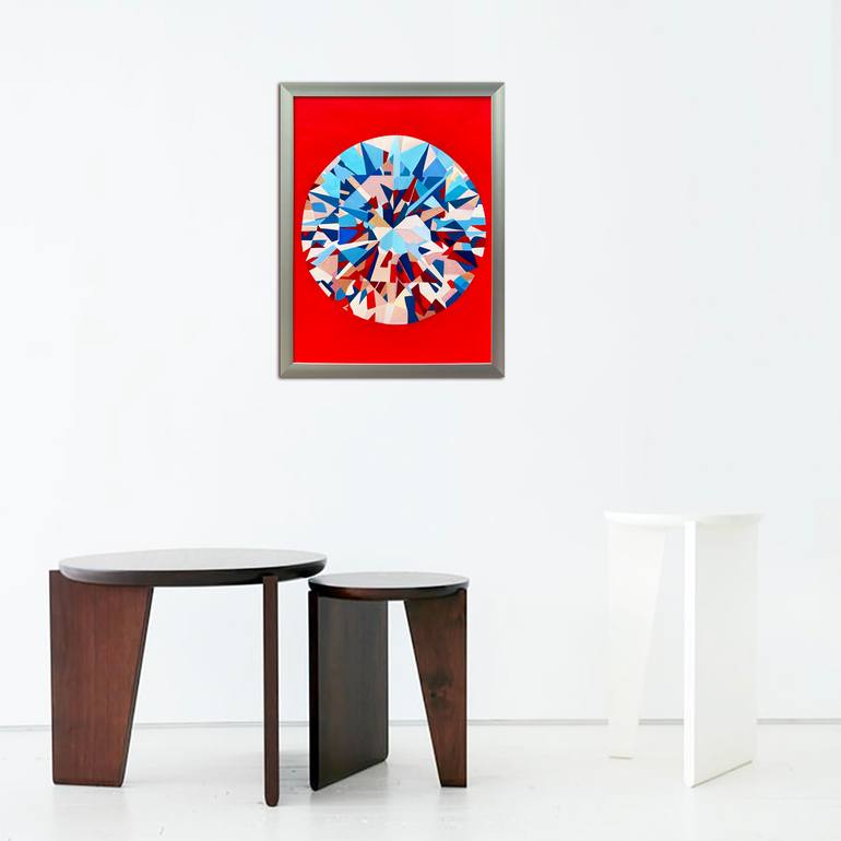 Original Abstract Expressionism Abstract Painting by Bettina Newbery
