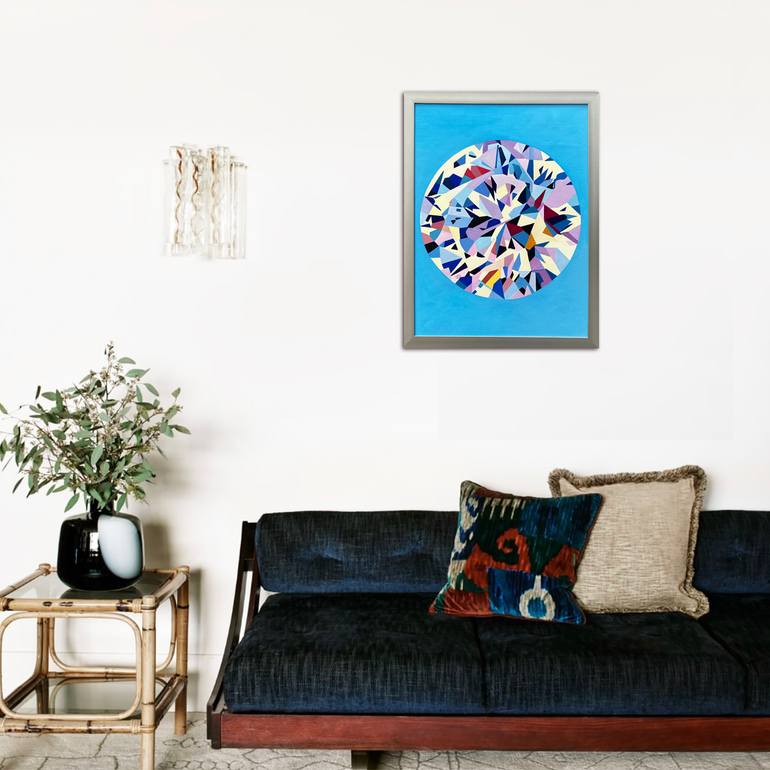 Original Abstract Expressionism Abstract Painting by Bettina Newbery