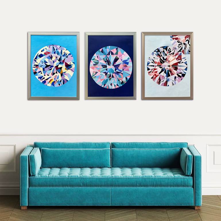 Original Abstract Expressionism Abstract Painting by Bettina Newbery