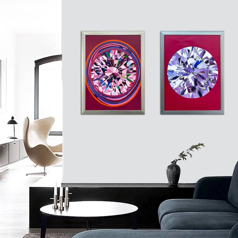 Original Abstract Expressionism Abstract Painting by Bettina Newbery