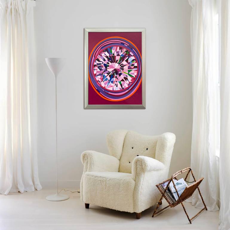 Original Abstract Expressionism Abstract Painting by Bettina Newbery