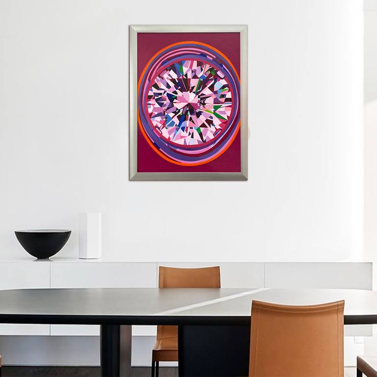 Original Abstract Expressionism Abstract Painting by Bettina Newbery